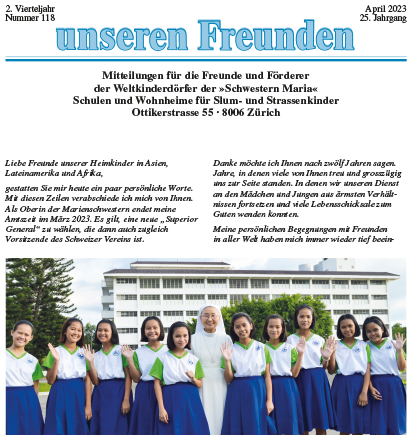 Unseren Freunden Nr 118 CH Titelseite
